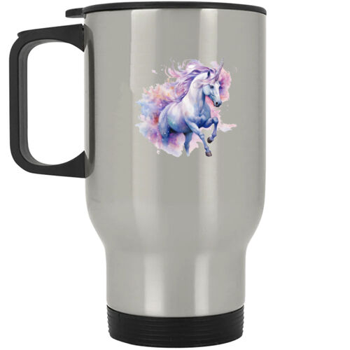 Unicorn Steel Travel Mug Thumbnail
