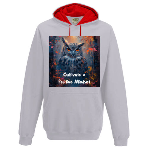 Create a Positive Mindset Owl Hoodie Thumbnail